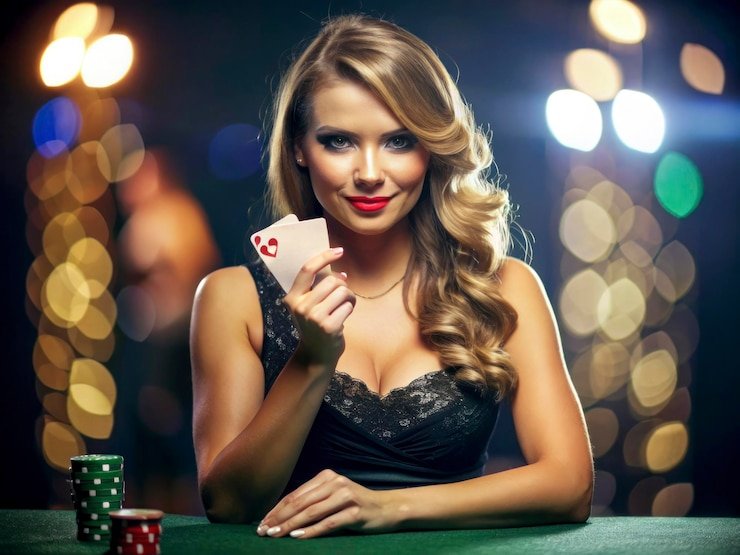 Meja Live Blackjack dengan multiple player positions